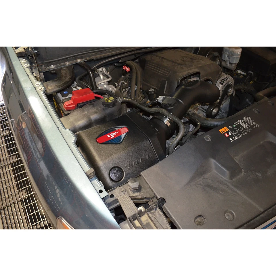 Entrada de aire frío Injen EVO7102 para 09-13 Escalade Silverado Tahoe 4.8 5.3 6.2 V8 Foto 3 de 4