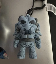 NEW 2025 Fallout X-01 Power Armor Figural Bag Clip Monogram Keychain