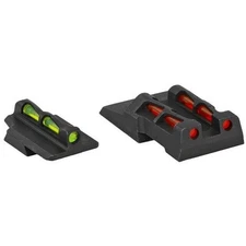 HiViz Litewave Security 9 Sight Set Green Fiber Optic Front Orange Rear RGS9LW21