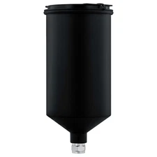 1000ml Black Aluminum Gravity Feed Spray Paint Gun Cup - Elite 44 & 88 Series