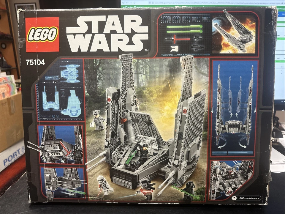 LEGO Star Wars: Kylo Ren's Command Shuttle 75104 (New | Sealed | Retired) - Image 2 of 4