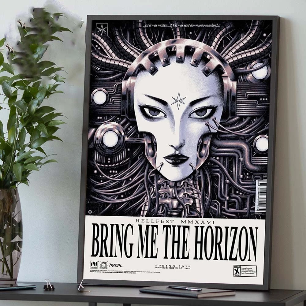 額付50×50cmポスター】 bring me the horizon Amazon.com: Trends