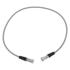 Stainless Steel Color Pressure Inflation Hose 39 Inch 8mm Quick Connector EOB