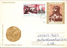 GOLDPATH: Poland postal_card 1988 to USA CV903_P15