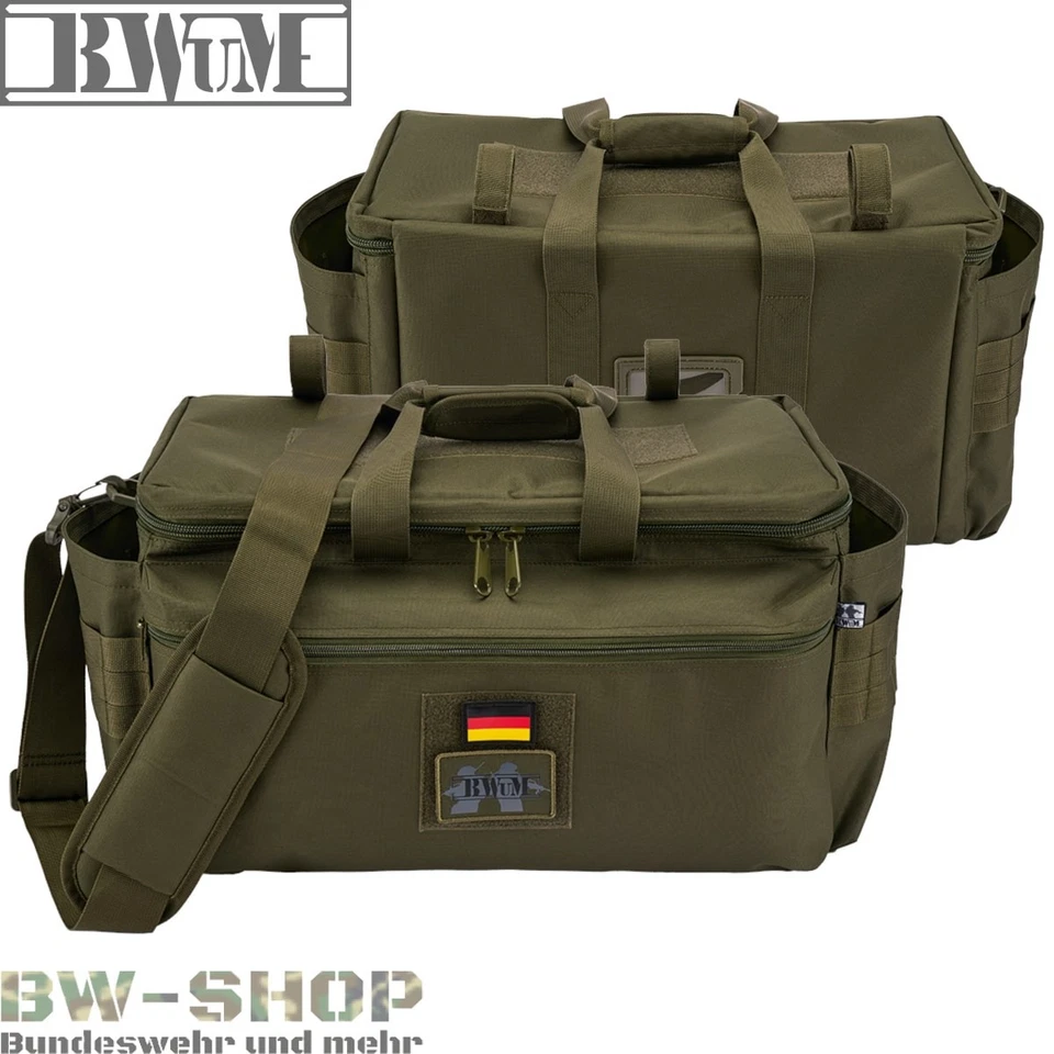 BWuM TACTICAL OPERATION BAG 45L EINSATZTASCHE + PATCH & FLAGGE BW TRAGETASCHE