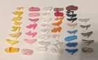 45 Vintage To Mod Barbie Doll Singles Open Toe Spike Heels Flats Shoe Lot