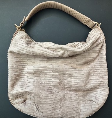 Urban Expressions Rounded Hobo Style Purse;Ribbed Texture Design; Vegan
