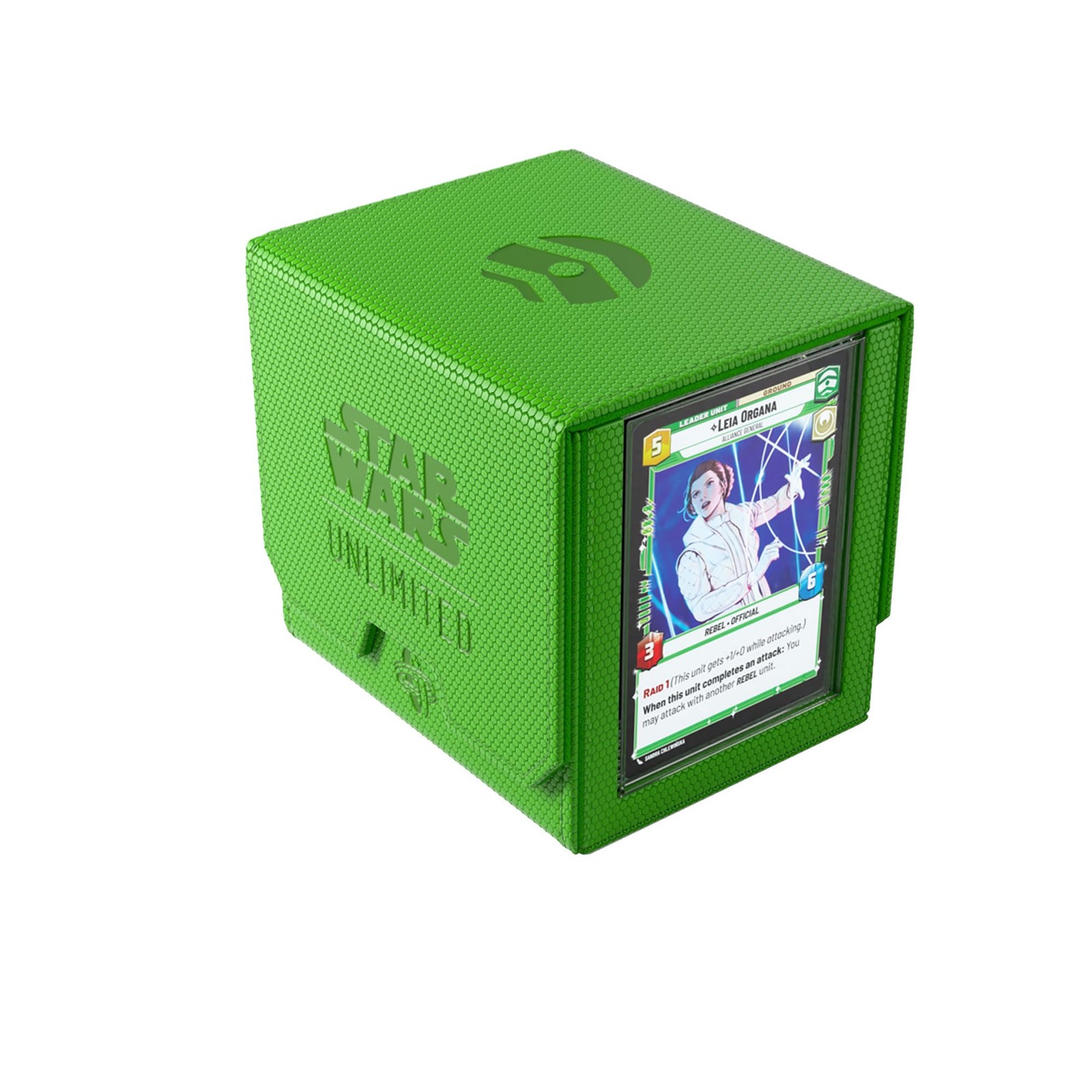 Gamegenic   Star Wars Unlimited Deck Pod - Green   Trading Card Accessory