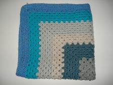 Lovely Hand crochet baby blanket in Multi colours