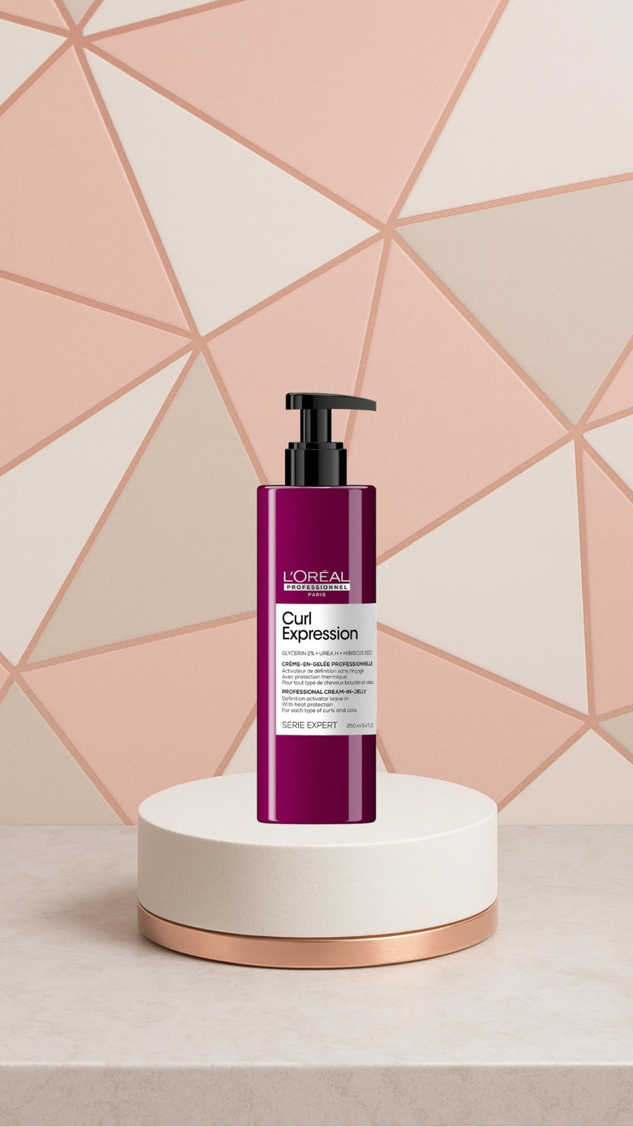 Crème-en-Gelée Curl Expression L'Oréal Gel Hydratant Anti-Frisottis Tenue Longue Durée