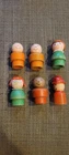 6 Vintage wooden Fisher Price Family Little People