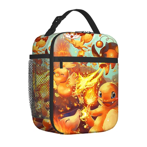 Pikachu Pokemon Insulated Lunch Bag School Picnic Snack Lunchbox Travel Box Gift - Picture 53 of 69
