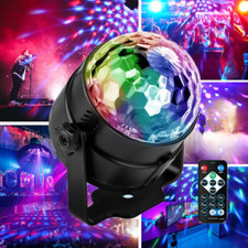 Disco Party Lights Strobe LED DJ Ball Sound Activated Bulb Club Lamp Decoration