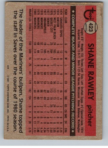 1981 Topps Baseball Complete Your Set You Pick Choose #301 - 450 - Picture 183 of 219