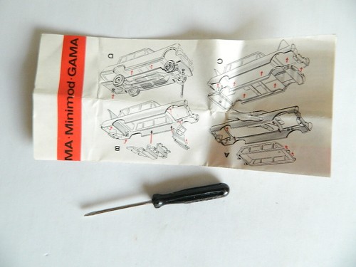 Gama 9721 Mercedes 600 kit di montaggio in confezione originale - mini mod vintage - rarità - Foto 11 di 12