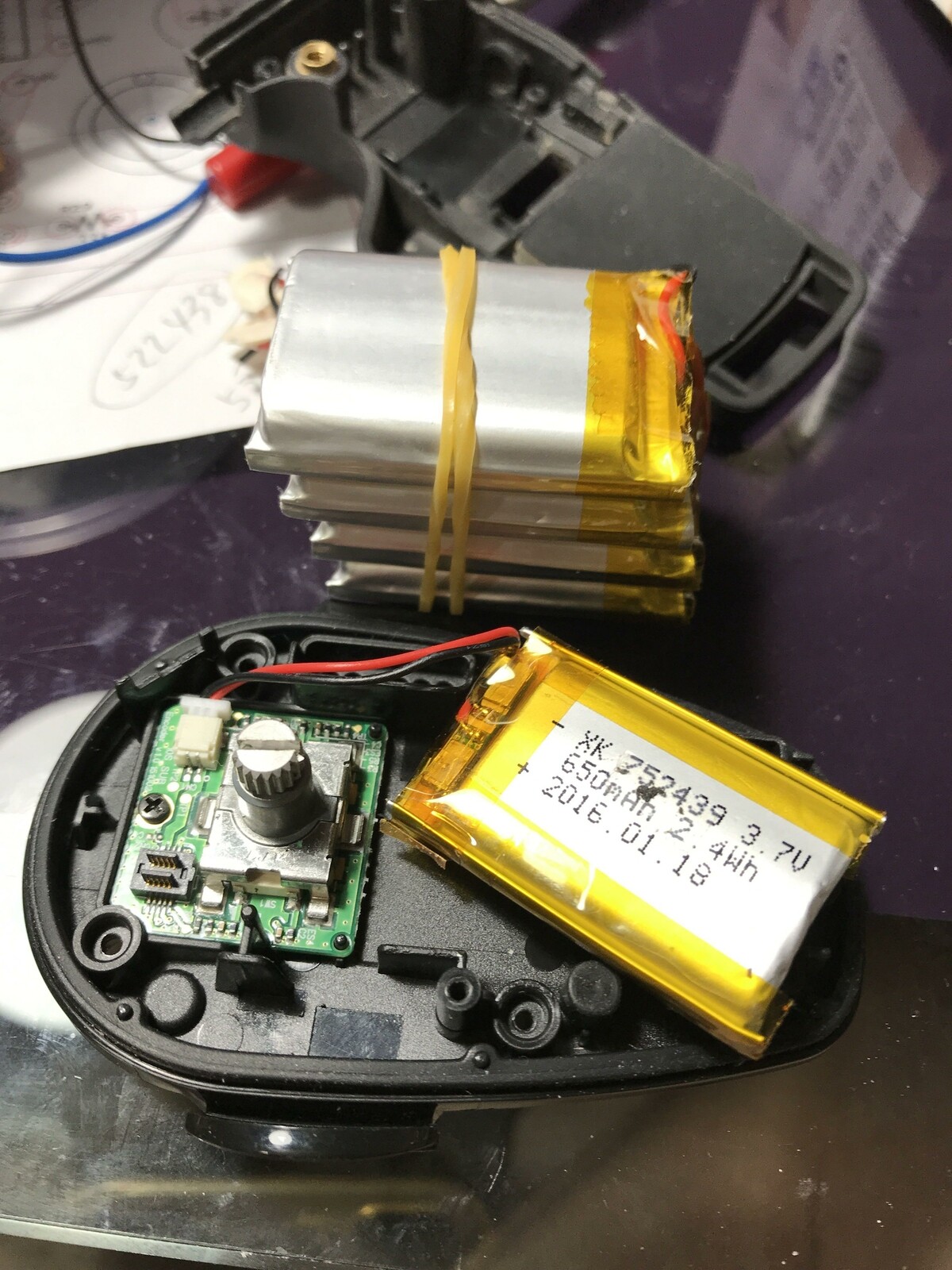 For Sena 20S EVO Headset Rechargeable 20S-EVO-01 3.7V 650mAh