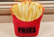 FRENCH FRIES PLUSH PILLOW  12.75" H-New