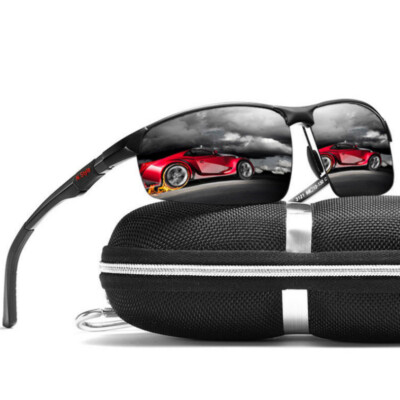 Aluminum Polarized Photochromic Sunglasses Men Chameleon Driving Sports  Glasses