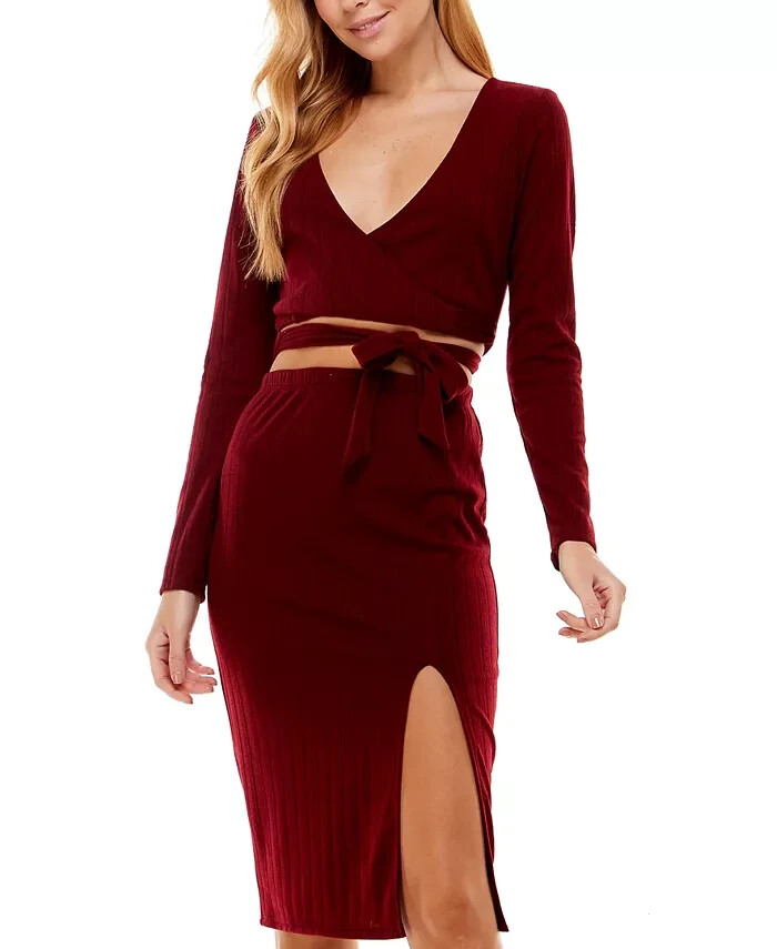 City Studios Juniors в рубчик, 2 шт. Облегающее платье, цена 59 долларов, Размер XL # 3B, НОВИНКА 1623 года.