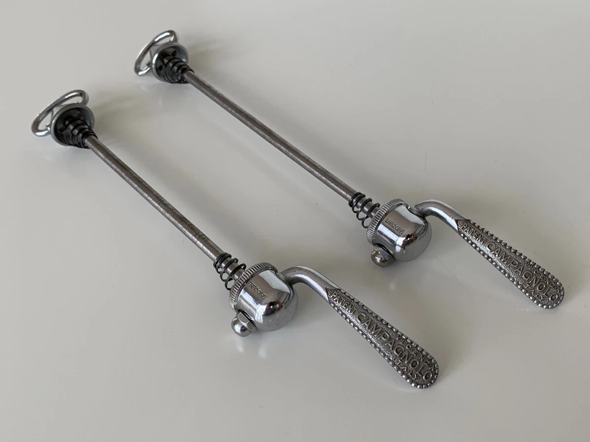 Jeu De Brochettes Campagnolo – Axe Rapide, Acier, Lot De 2, Occasion (incomplet)