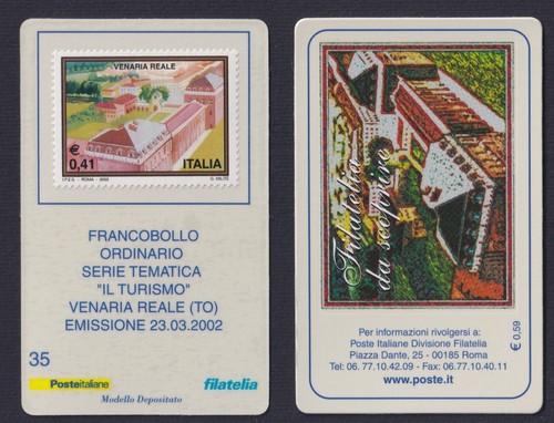 Tessera Filatelica Venaria Reale (Torino) 2002 - 第 1/1 張圖片