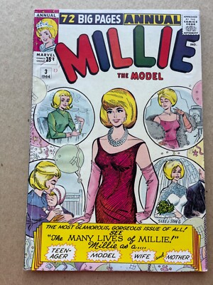 Millie the Model Annual #3 1964 Millie s May Lives (Marvel), FN/VF 7.0