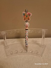Handmade Beaded Pen- Cute Bear