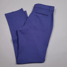 Mizzen+Main Preppy Performance Chino Pants Stretch Blue Made In USA 32x33
