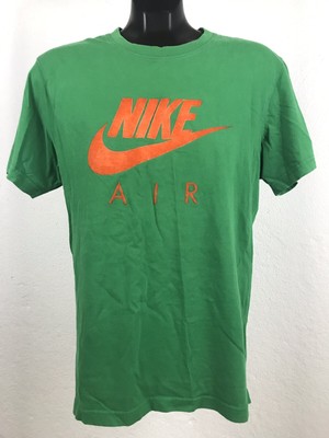 orange and green nike shirt