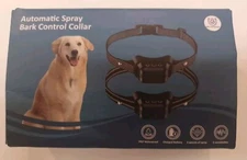 Automatic Spray Bark Control Collar Two Pack Rechargeable 