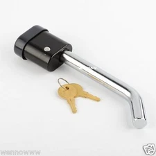 1/2" Locking Receiver Hitch Pin Lock Keys Coupler Truck Trailer Boat Security 