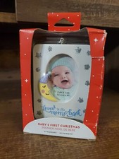 2018 Baby's First Christmas "Loved to the Moon  Back"Ornament American Greeting
