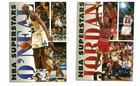 1994 FLEER-NBA SUPERSTARS COMPLETE SET 🏀 BASKETBALL CARD-MICHAEL JORDAN-O'NEAL