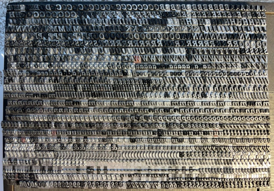 10 Pt Cheltenham Italic Only Set – HUGE set over 1500 pieces + Extra Symbols - Image 2 of 4