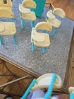Vintage Barbie School Desk Chairs Lot Of 5 + Rocking Chair And Locker As Is — photo 8