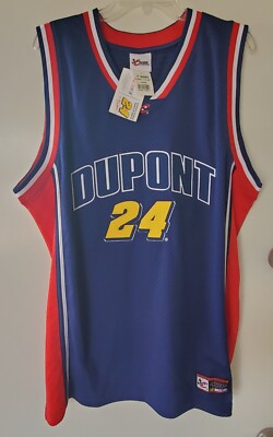 **JEFF GORDON** Vintage 90s 00s, *NASCAR Racing* Jersey Shirt, mens large, ''NEW''