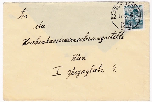 Bahnpost Raabs-Göpfritz + 601,(4)