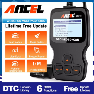ANCEL AD310 Obd Diagnosegerät Werkzeug Kfz Fehler Auslesegerät Auto Scanner DE