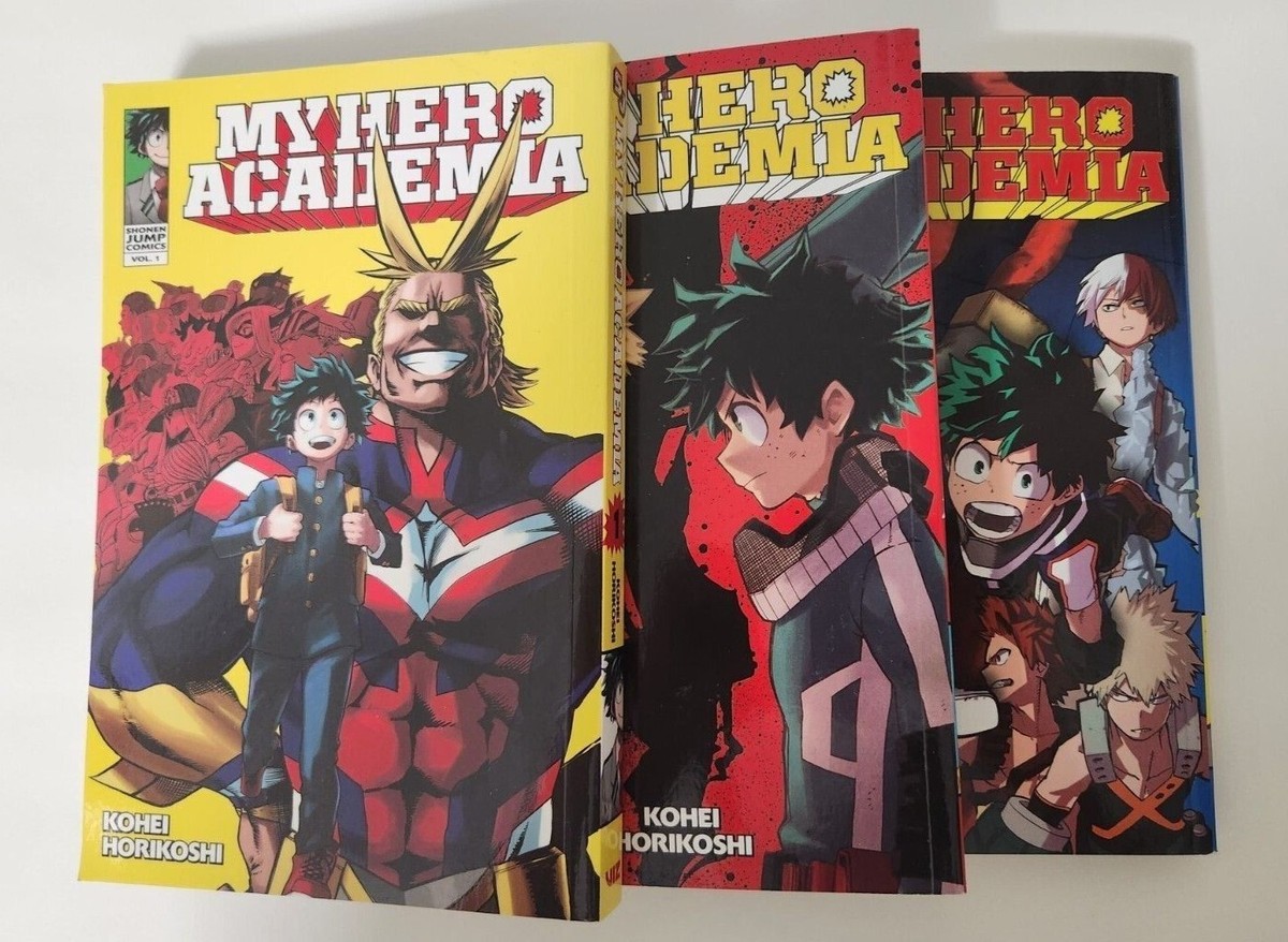 My Hero Academia Manga Vol. 1-3 English Set | eBay