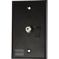 King Controls KING-PB1001 Antenna Power Injector Switch - Black