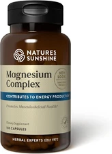 Nature's Sunshine Magnesium Complex - High Potency Magnesium Supplement for Musc