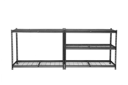 RHINO RACKING, Wire Shelving Unit, Black, Heavy Duty, 1000kg, 183x120x60cm - Picture 10 of 13