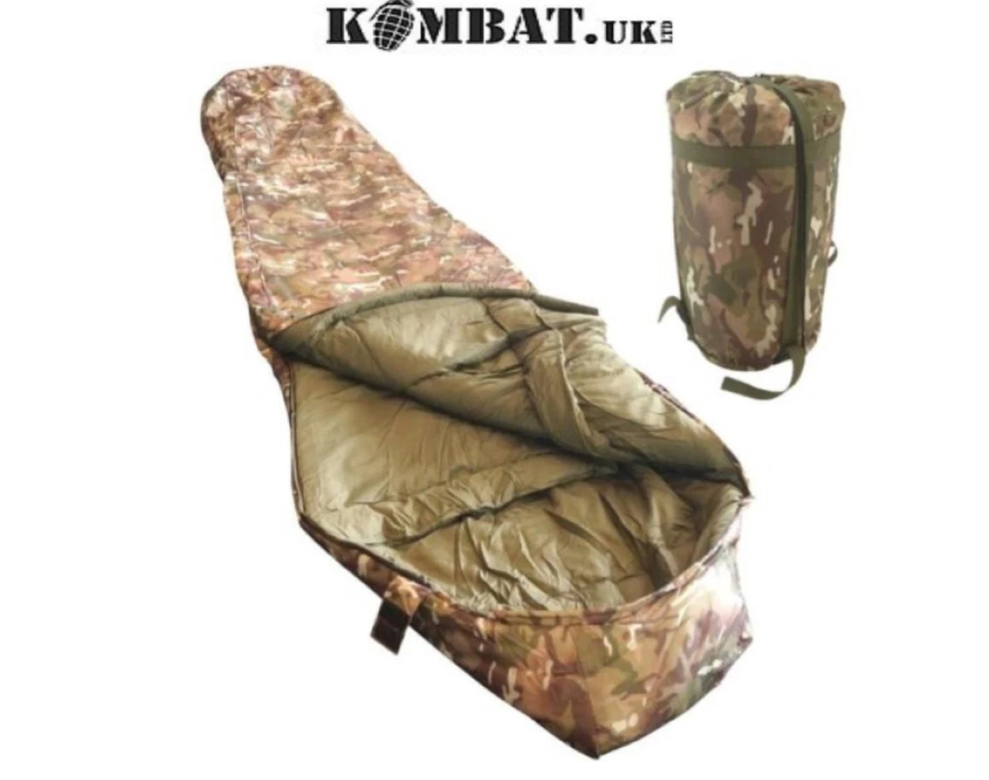 Kombat Tactical Sleeping Bag British Army Cadet System MOD Issue BTP Camo