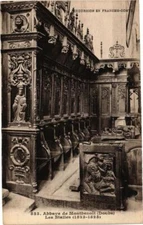 Old postcard Abbey of Montbenoit - Les Stalles (1523-1525) (183136)