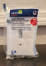 UPC 078477211809 product image for Leviton Unbreakable Light Switch Cover Wall  White R52-PJ1-W | upcitemdb.com