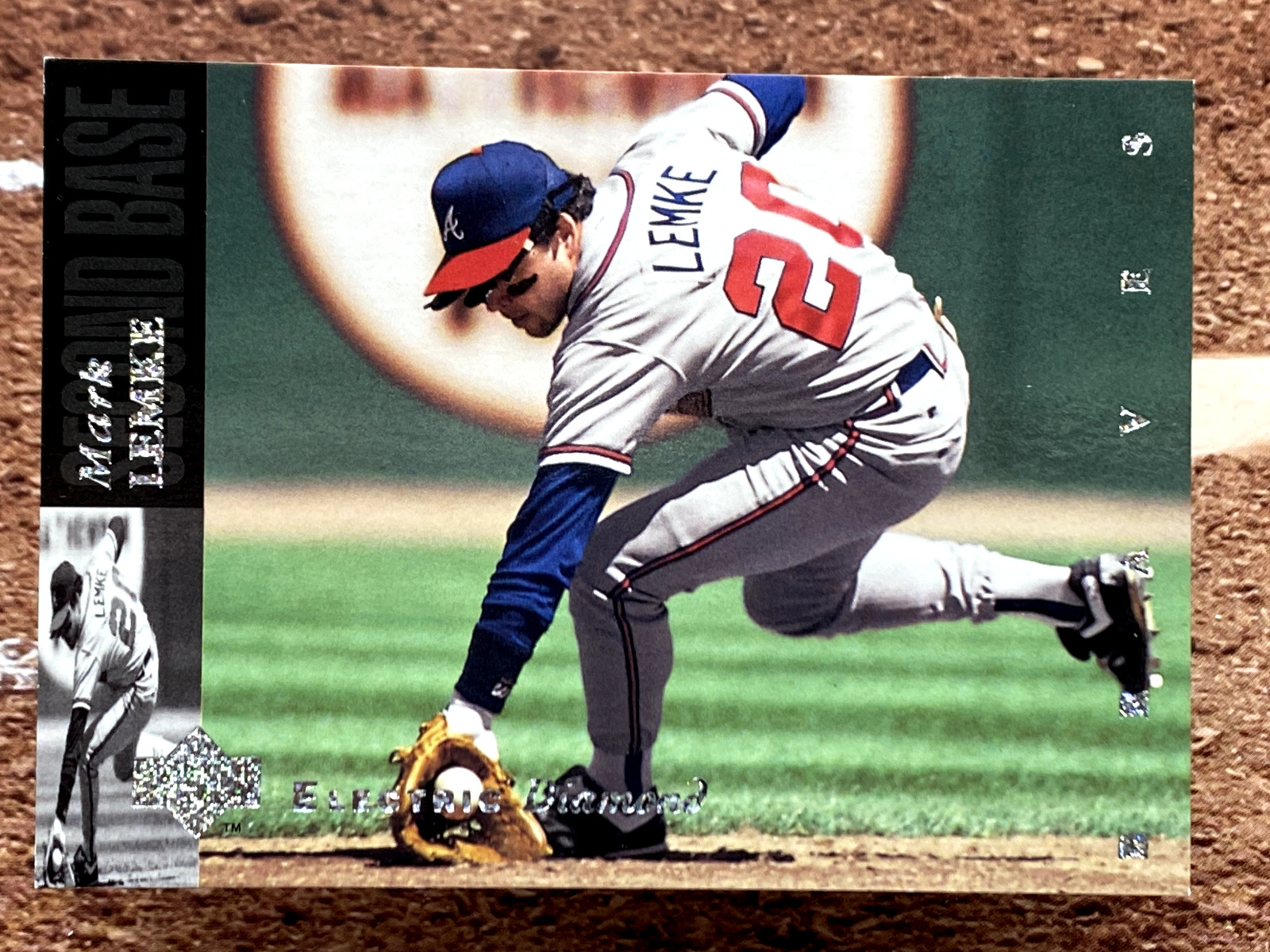 1994 Upper Deck Electric Diamond Mark Lemke #489