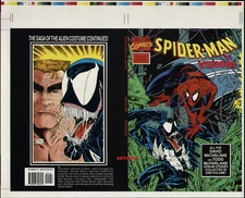 TODD MCFARLANE AMAZING SPIDERMAN VS VENOM ORIGINAL PRODUCTION ART COVER MARVEL