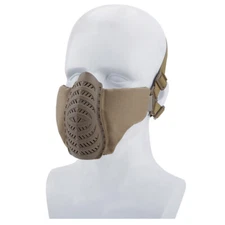 Airsoft Mask Paintball Mask Mesh TPU Half Face Mask Tactical Paintball Hunting