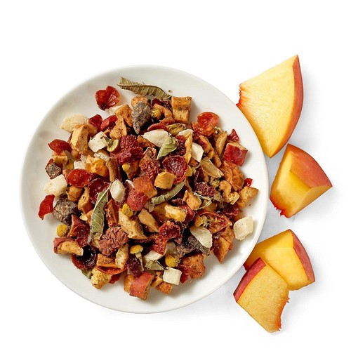 NEW! RARE! 1 POUND TEAVANA 🍑🍑 PEACH TRANQUILITY HERBAL TEA 🌈 SEALED GRAY BAG - Picture 9 of 10