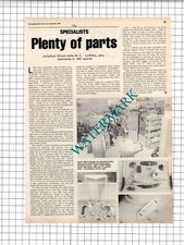 Mike Griffiths MC Griffiths Automobile Components Andover Hampshire 1981 Article